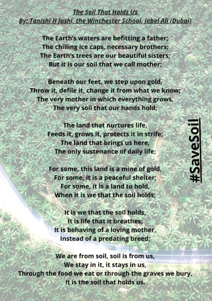 The Soil That Holds Us, by Tanishi H Joshi