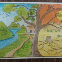 Save soil save earth _ Drawing