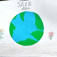 KARTHIKEYA_ Save Soil Awareness Drawing 