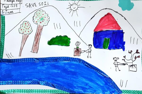 Aadya- Save Soil Awareness Drawing