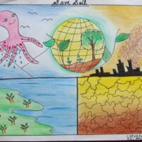 Save Soil drawing by Catherine ~ Kuwait