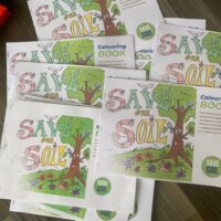 save soil colouring books 
