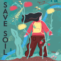 Lucia Žatkuliaková – Save Soil for children’s magazine Little Sun 