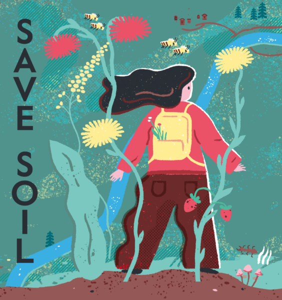 Lucia Žatkuliaková – Save Soil for children’s magazine Little Sun